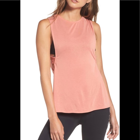 NWT Free People Cross Train Tank Peach M/8-10 - Picture 5 of 7